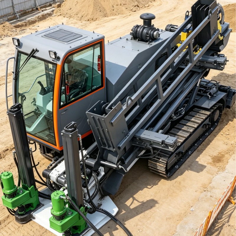 Heavy Equipment Drilling Rig - Equipo de Perforación Direccional Horizontal (HDD)