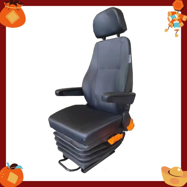 Heavy Equipment Driver - Asiento de Suspensión Mecánica Ajustable para