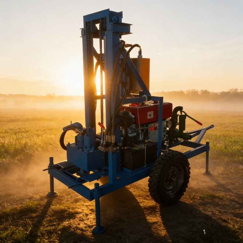 Heavy Equipment Drilling Rig - Equipo de Perforación de Pozos de