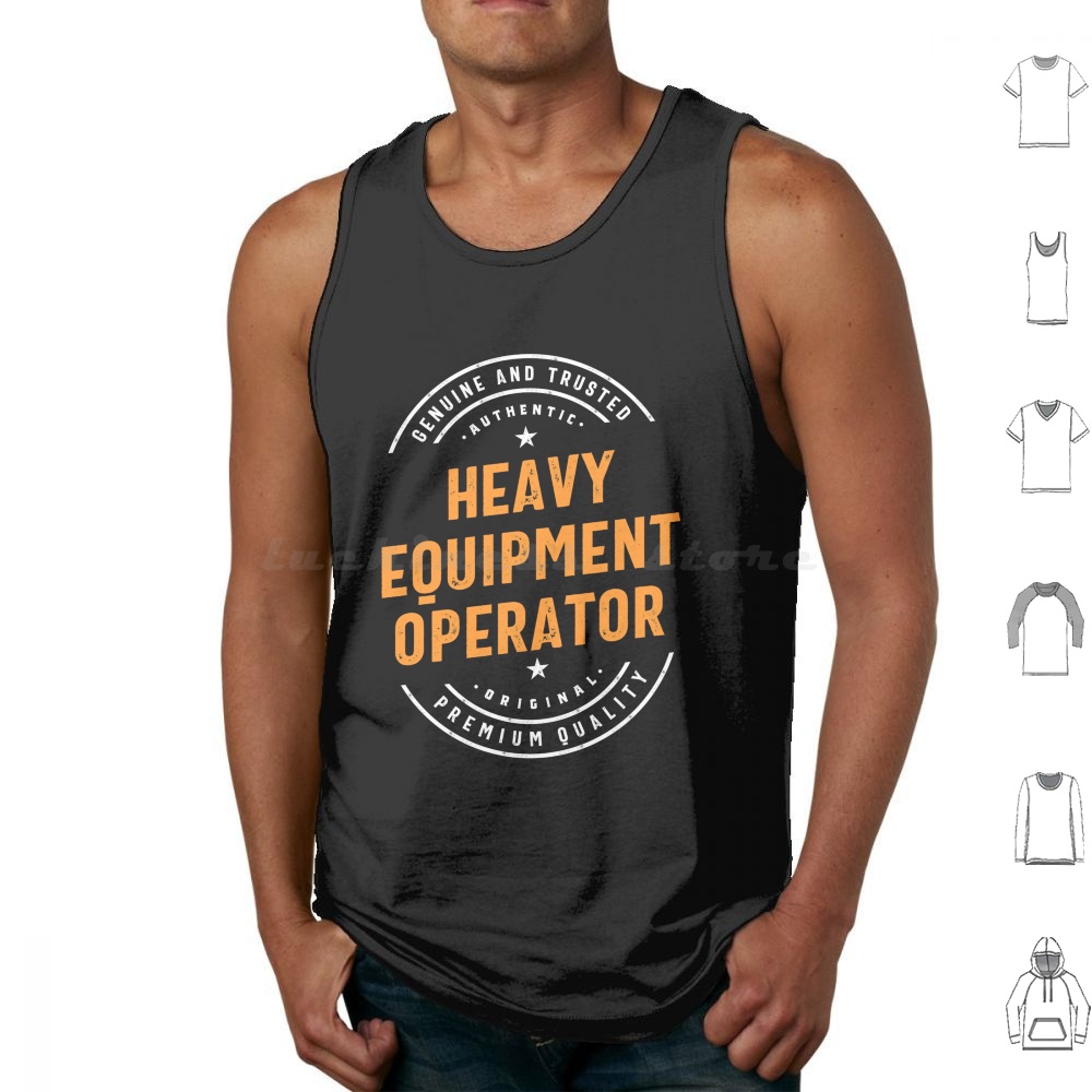 Heavy Equipment Jobs - Camisetas sin mangas para operador de
