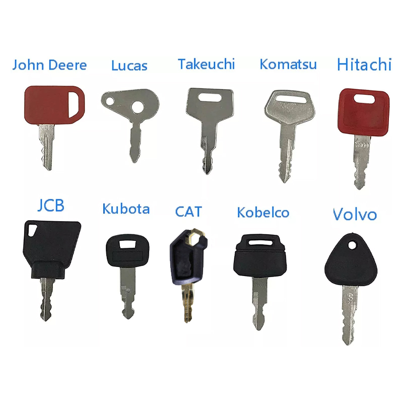 Heavy Equipment Keys Master Set - Juego de encendido con llave maestra