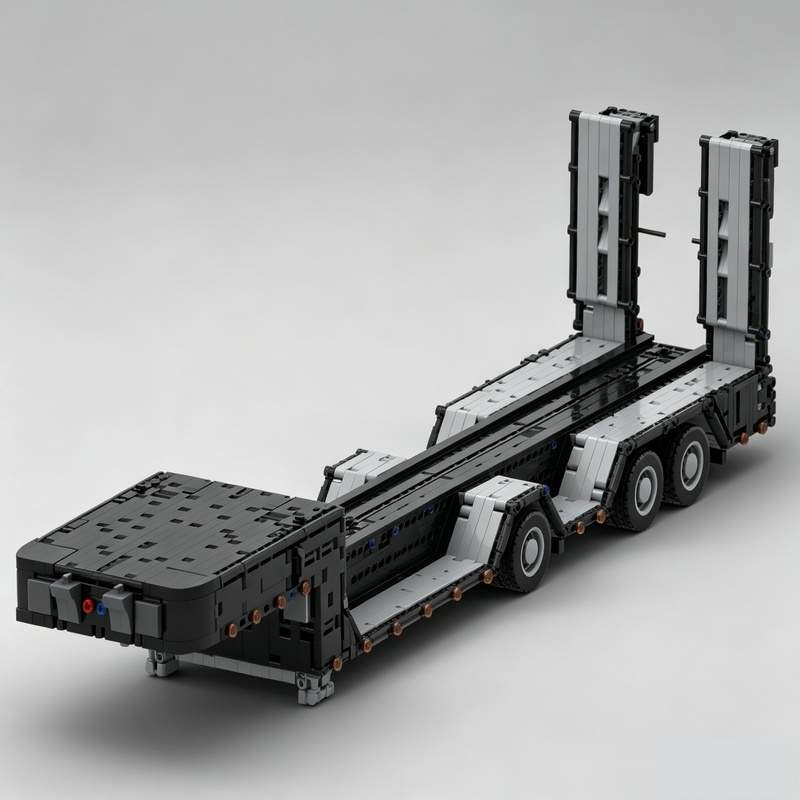 Heavy Equipment Education - 3931Parts Remolque de Plataforma Baja para