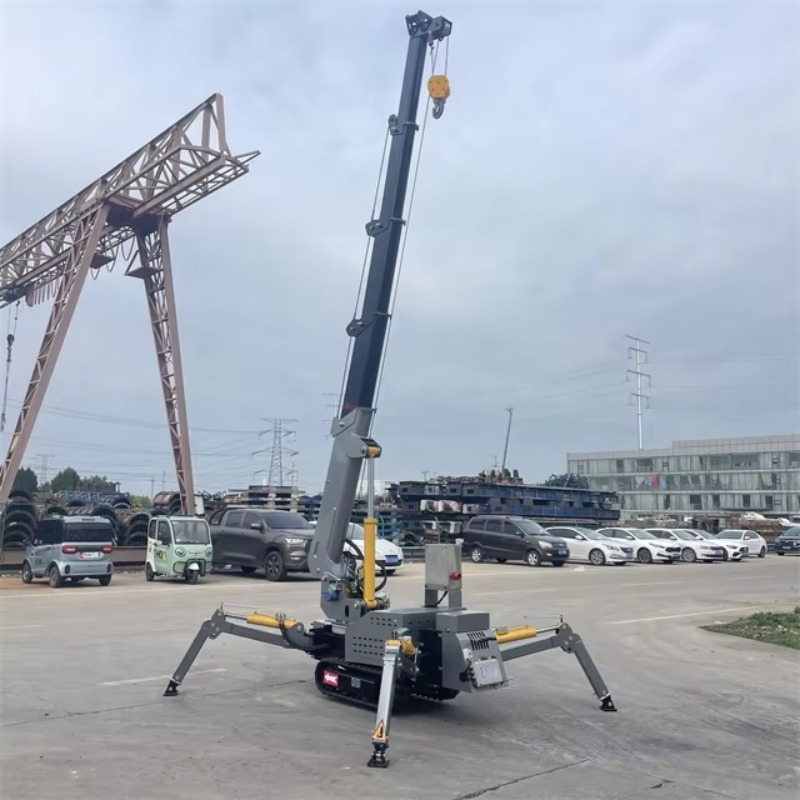 Heavy Equipment Lifting - Mini Grúa Araña Compacta, Hidráulica, con