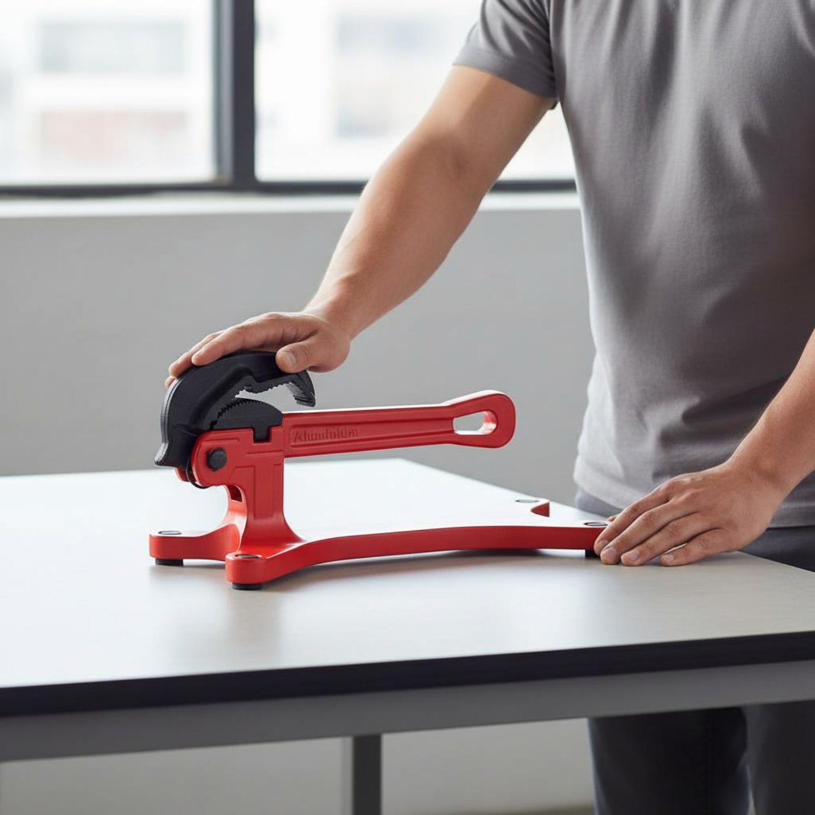 Heavy Equipment For Construction - Llave de tubo autoblocante portátil, llave