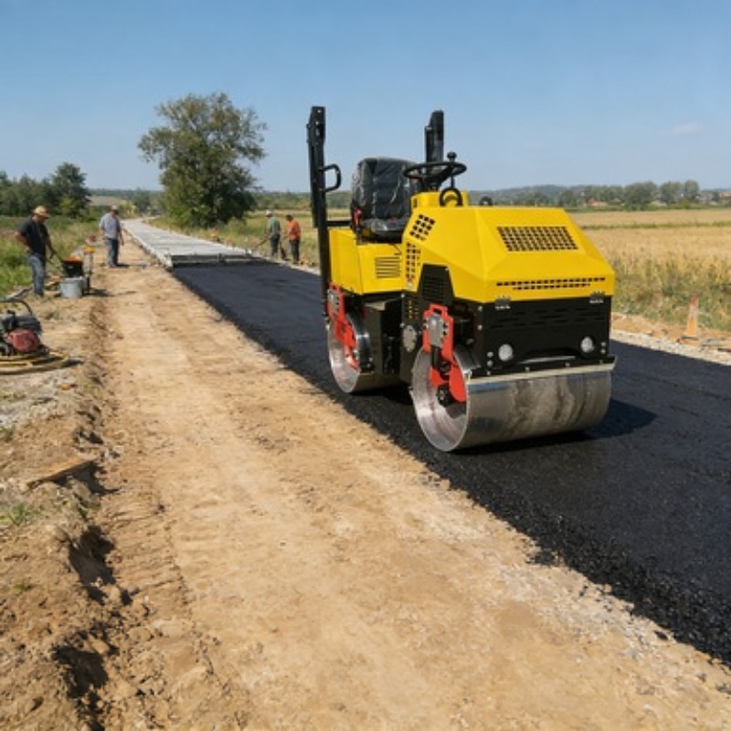 Heavy Equipment Rollers - Rodillo Compactador Vibratorio de Un Solo