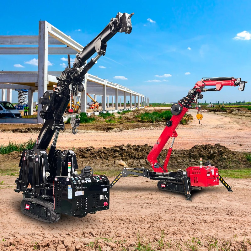 Heavy Equipment Lifting - Mini Grúa Araña Compacta, Hidráulica, con