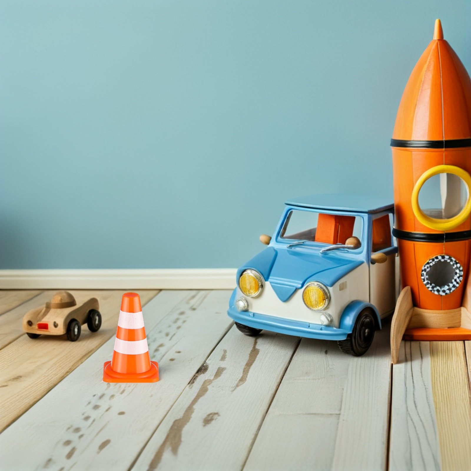 Road Traffic Cone - 24 Conos de Tráfico Mini Naranja,
