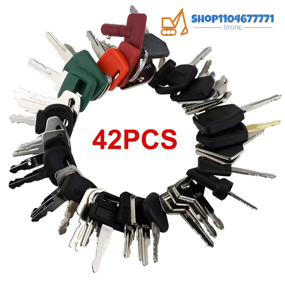 Heavy Equipment Keys Master Set - Llave de encendido de construcción de