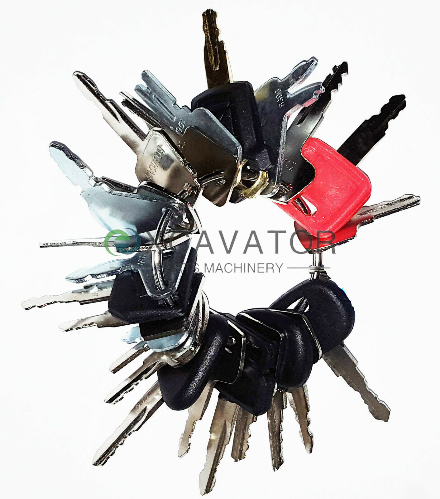 Heavy Equipment For Construction - Juego de 23 llaves de encendido
