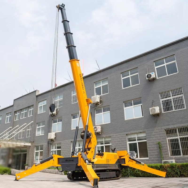 Mini Grúa Araña Compacta, Máqu - Heavy Equipment Lifting reseña y precio