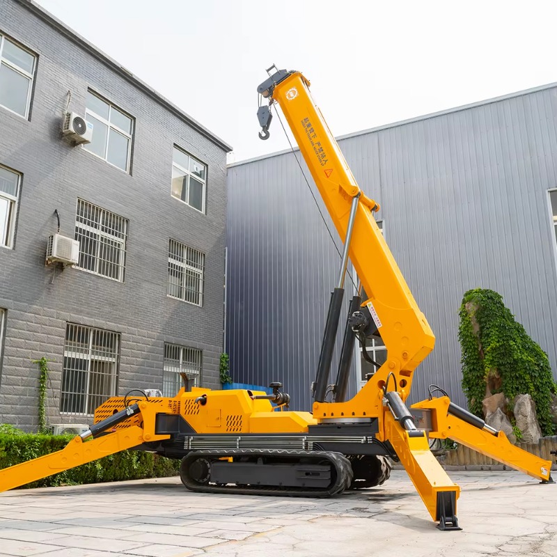 Mini Grúa Araña Compacta, Máqu - Heavy Equipment Lifting reseña y precio