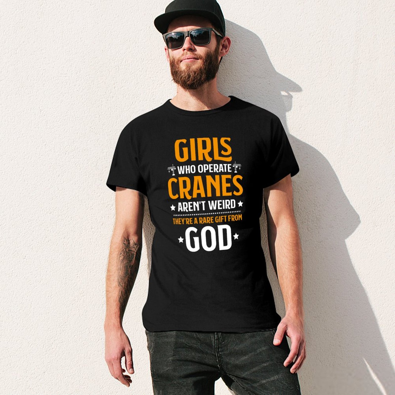 Camiseta de manga corta para o - Heavy Equipment Driver reseña y precio