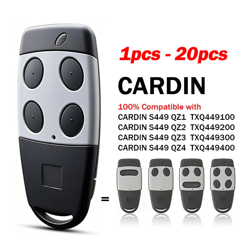 Cardin S449 433.92MHz QZ2 QZ4  - Heavy Equipment Garage reseña y precio