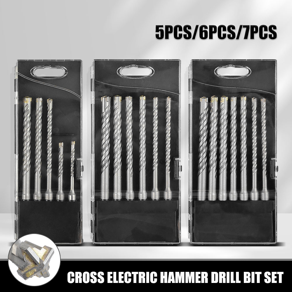 5/6/7 Uds 110mm 160mm SDS Plus - Concrete Breaker Demolition reseña y precio