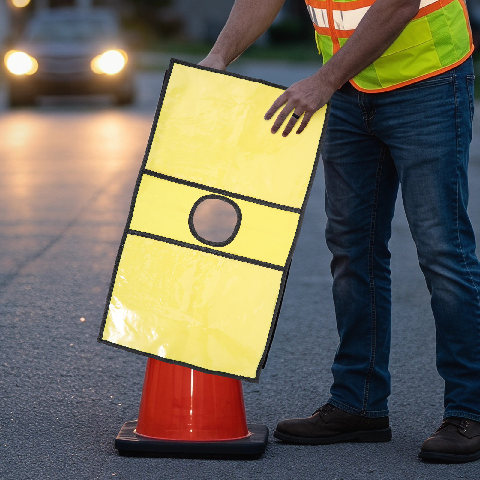 2 Fundas Elásticas de PVC Refl - Road Traffic Cone reseña y precio