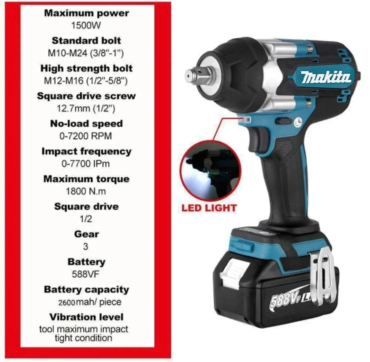 Llave de Impacto Inalámbrica M - Heavy Equipment Program reseña y precio