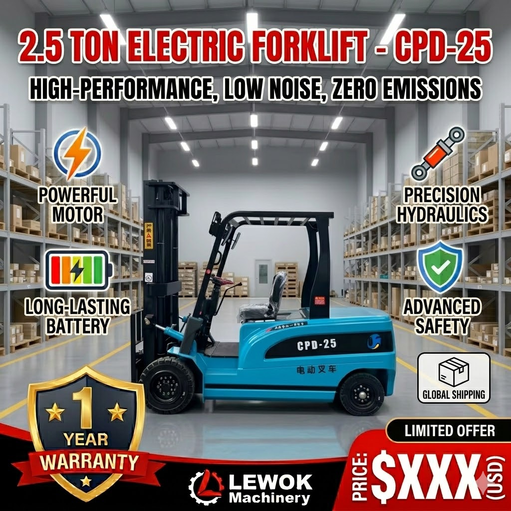 Montacargas Eléctrico Apilador - Heavy Equipment Lifting reseña y precio