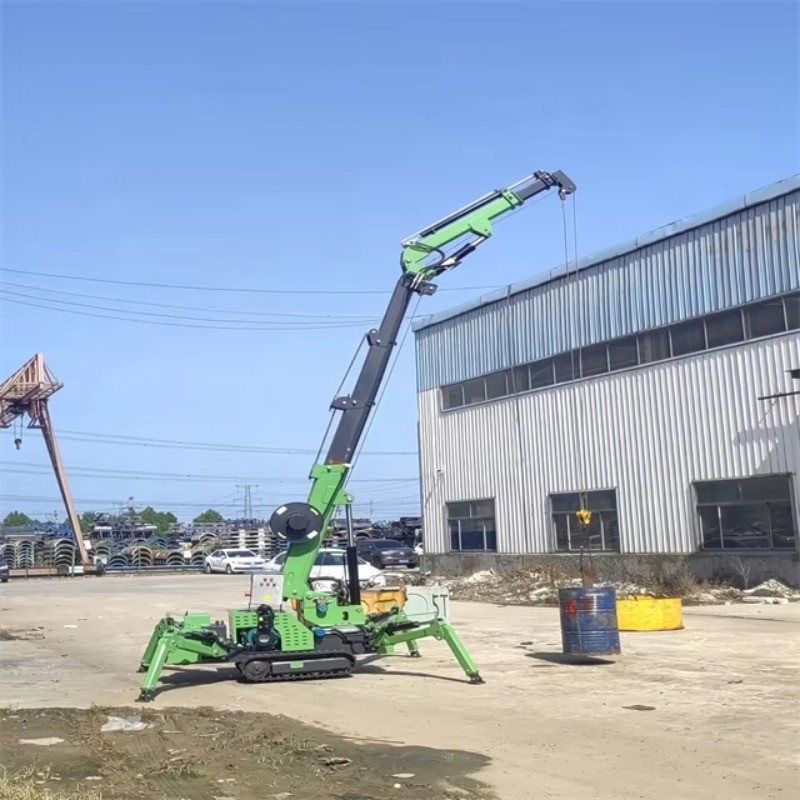 Mini Grúa Araña Compacta, Hidr - Heavy Equipment Lifting reseña y precio
