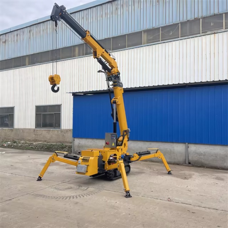 Mini Grúa Araña Compacta, Hidr - Heavy Equipment Lifting reseña y precio