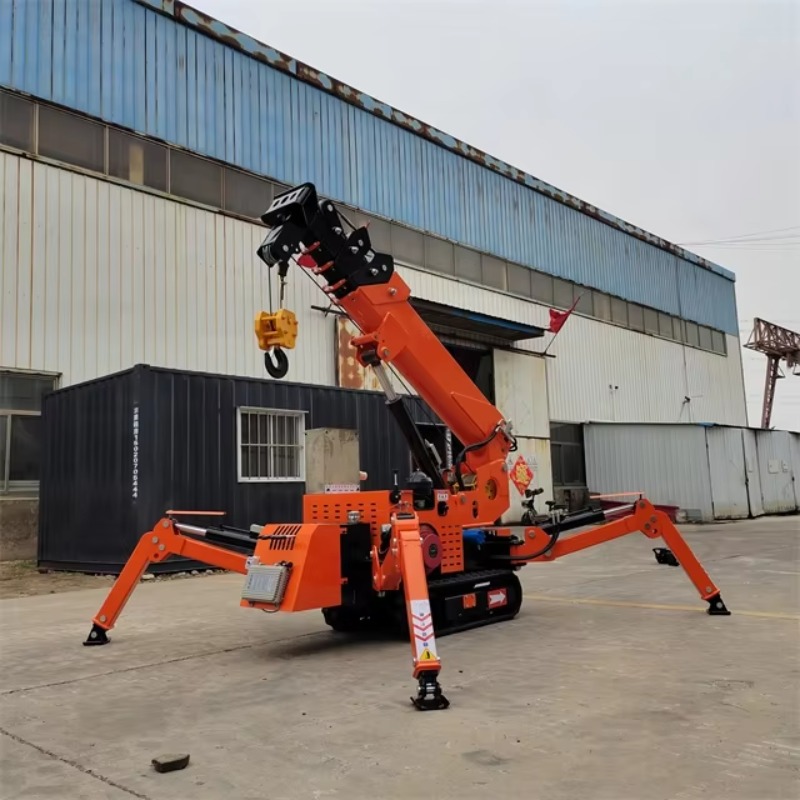 Mini Grúa Araña Compacta, Hidr - Heavy Equipment Lifting reseña y precio