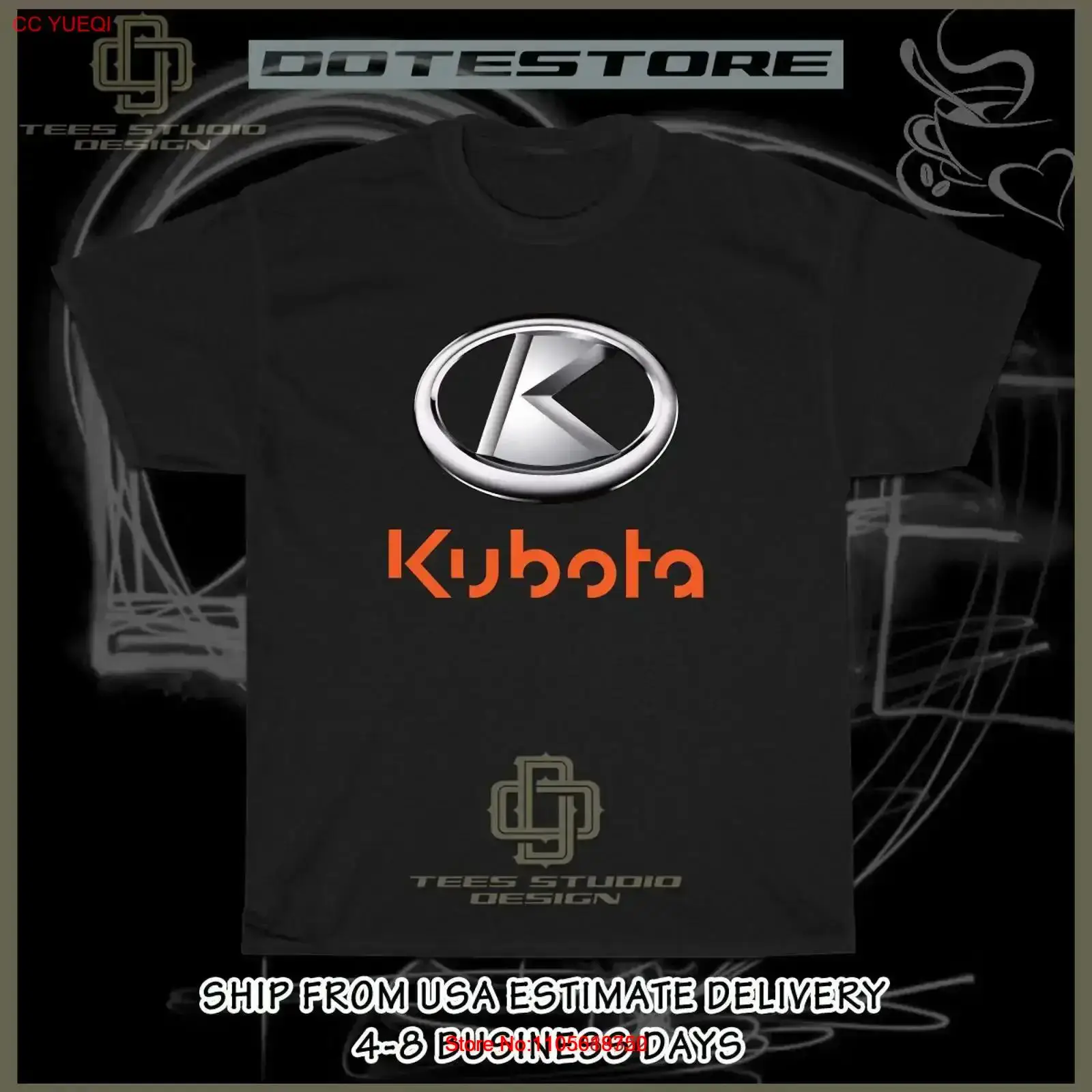 Nueva camiseta de hombre con l - Heavy Equipment Kubota reseña y precio