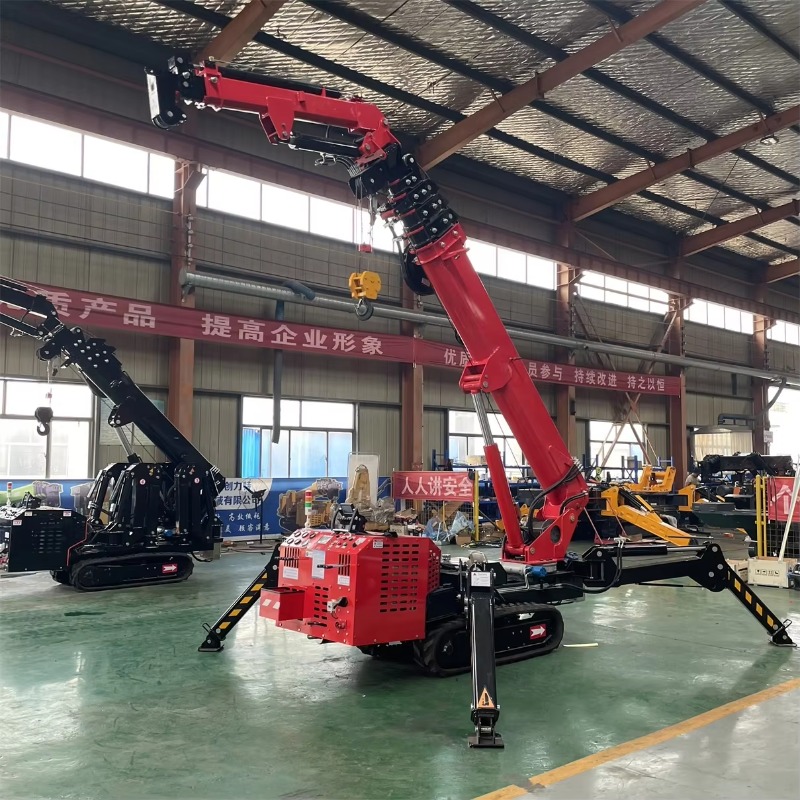 Mini Grúa Araña Compacta, Hidr - Heavy Equipment Lifting reseña y precio
