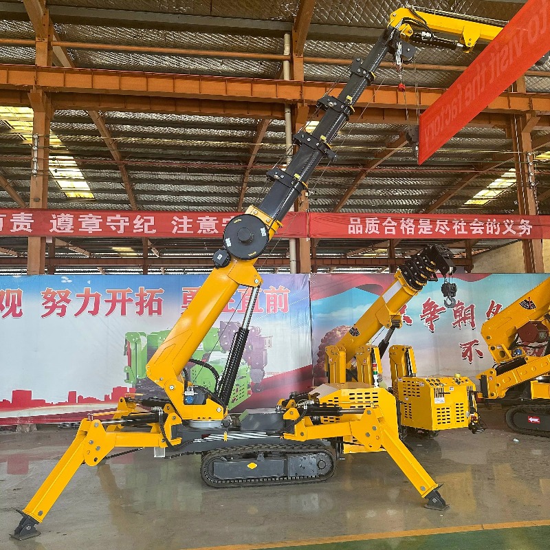 Mini Grúa Araña Compacta, Hidr - Heavy Equipment Lifting reseña y precio