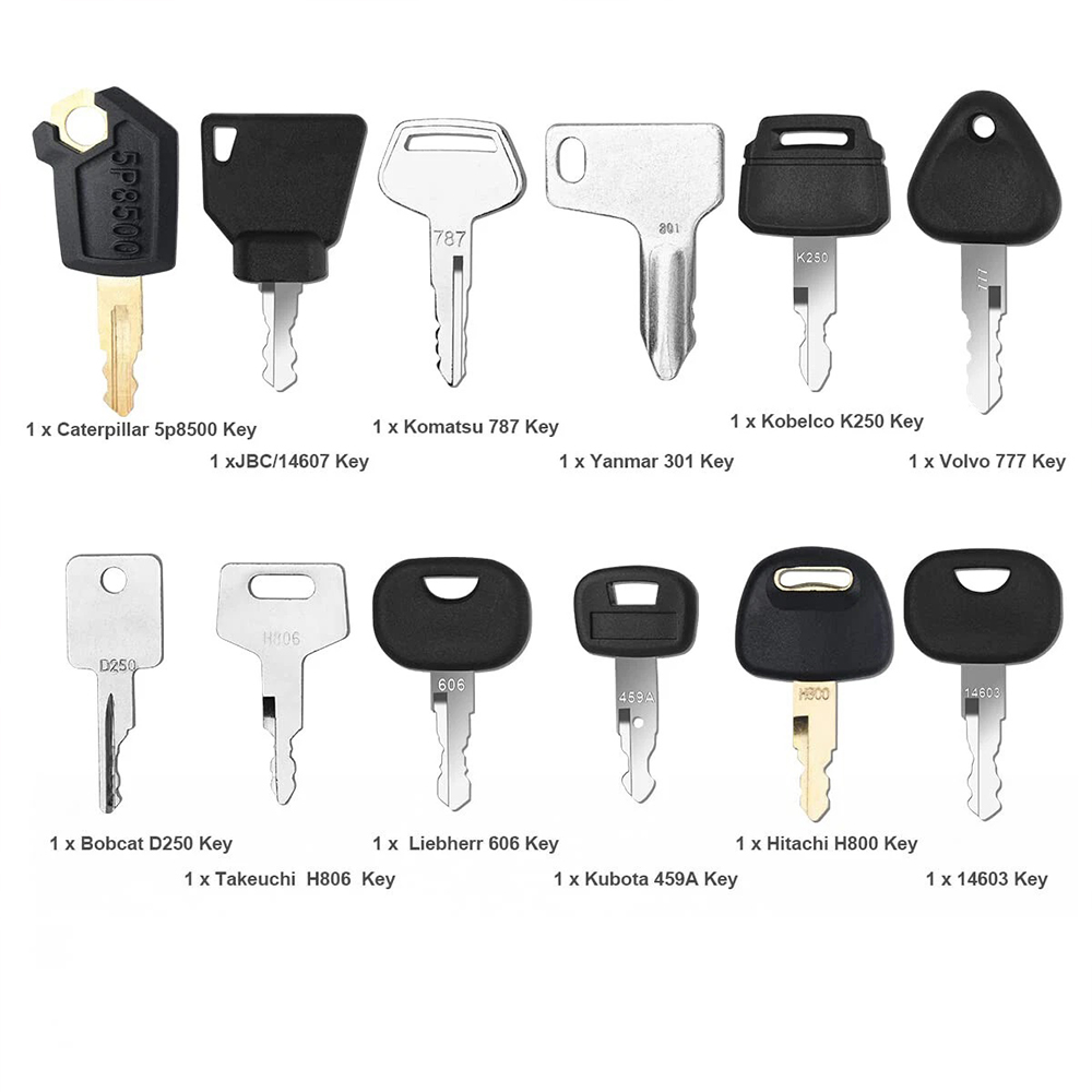 Juego de llaves de encendido p - Heavy Equipment Keys Master Set reseña y precio