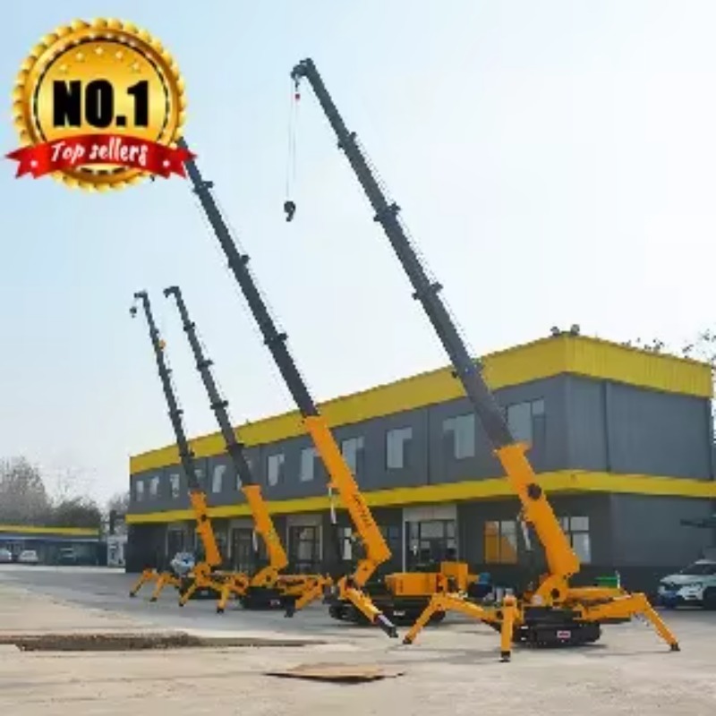 Grúa Araña Hidráulica de 8T, M - Heavy Equipment For Construction reseña y precio