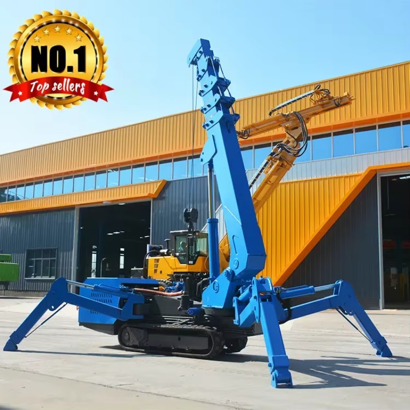 Grúa Araña Hidráulica de 8T, M - Heavy Equipment For Construction reseña y precio