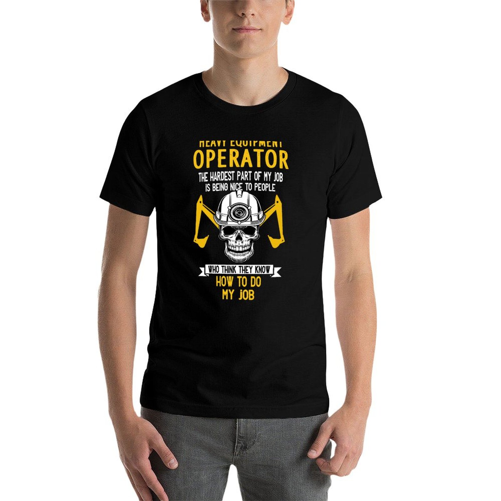 Camiseta divertida para conduc - Heavy Equipment Driver reseña y precio