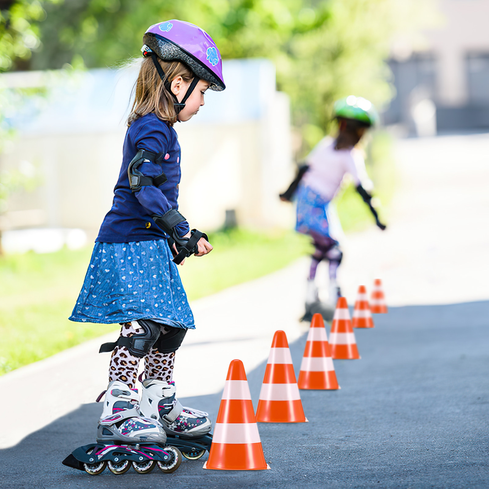 Conos de tráfico de 6 piezas,  - Road Traffic Cone reseña y precio